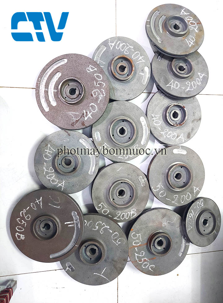 Gia công cánh máy bơm theo yêu cầu – Inox, gang, đồng uy tín, chất lượng cao